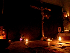 chapelle de la Fraternit&eacute; la nuit