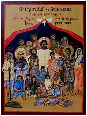 Ic&ocirc;ne des Saints Pauvres
